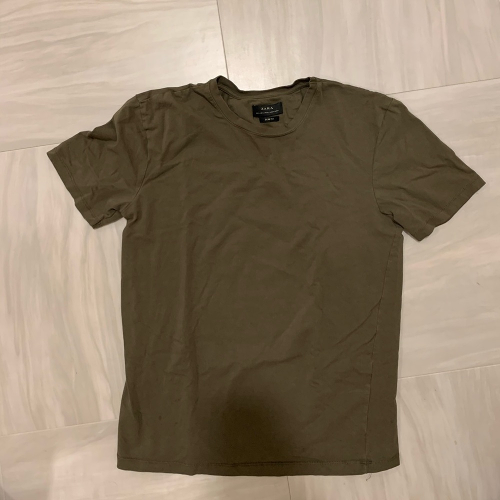 Zara Slim Fit Shirt Large - Picture 2 of 3